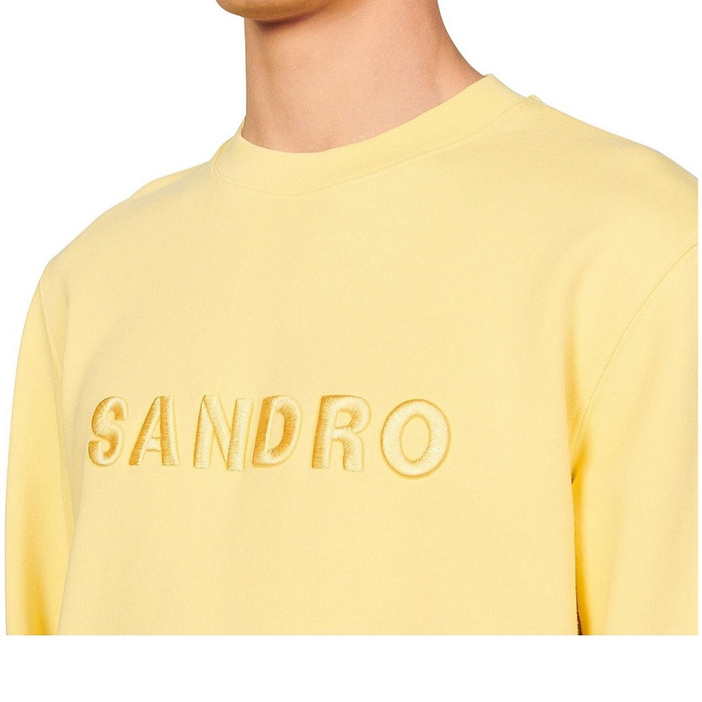 SANDRO PARIS CREW SANDRO BIS SWEATSHIRT - Picture 3 of 5